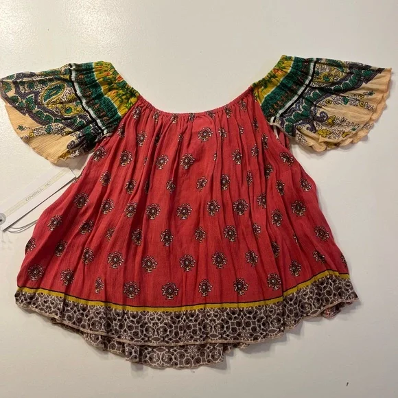 Size medium boho crop top NWT - Picture 3 of 3